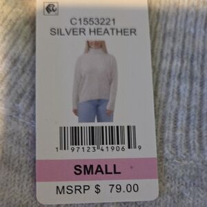 Vince Camuto Silver Heather Women's Sweater